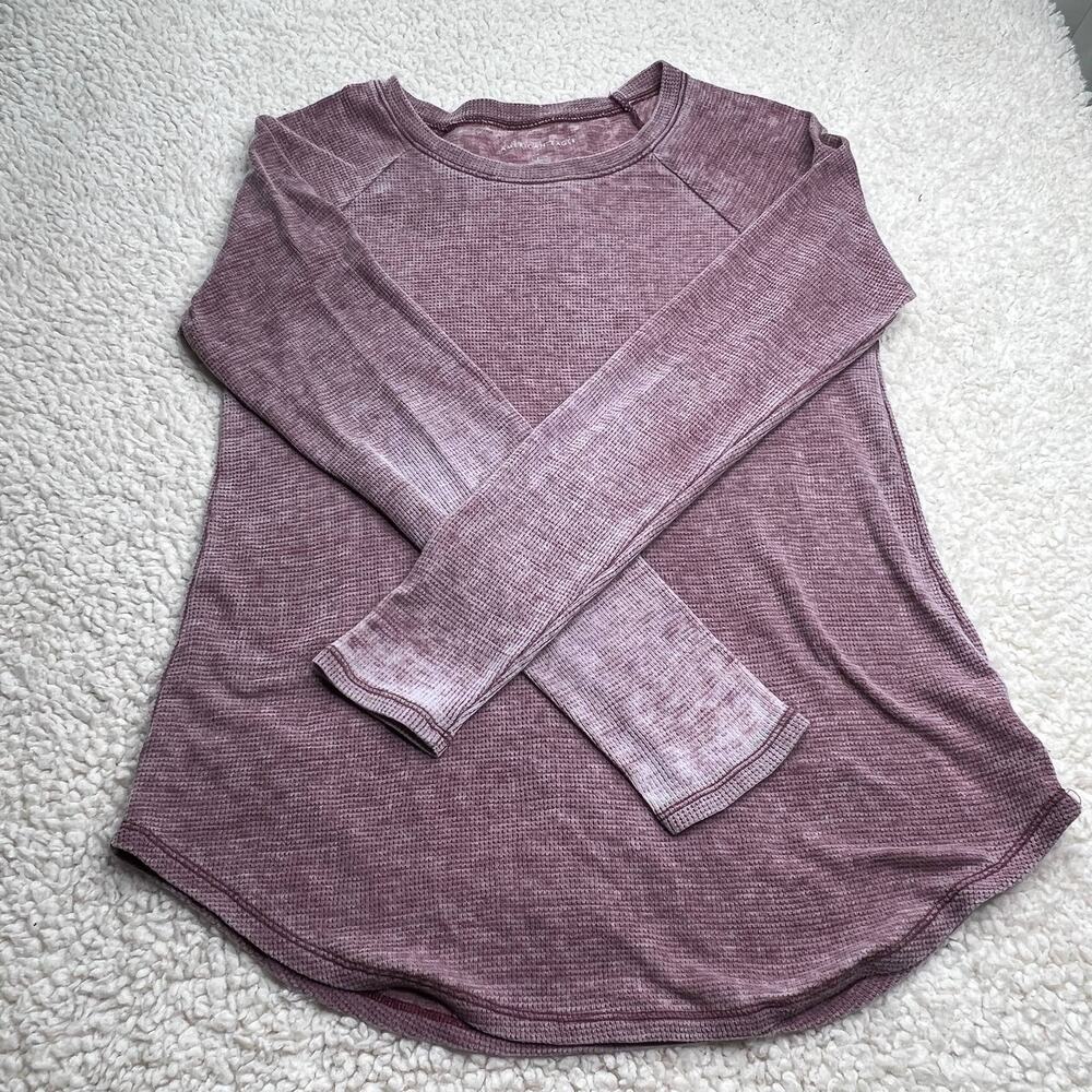American Eagle Mauve Long Sleeve Knit Tee Small